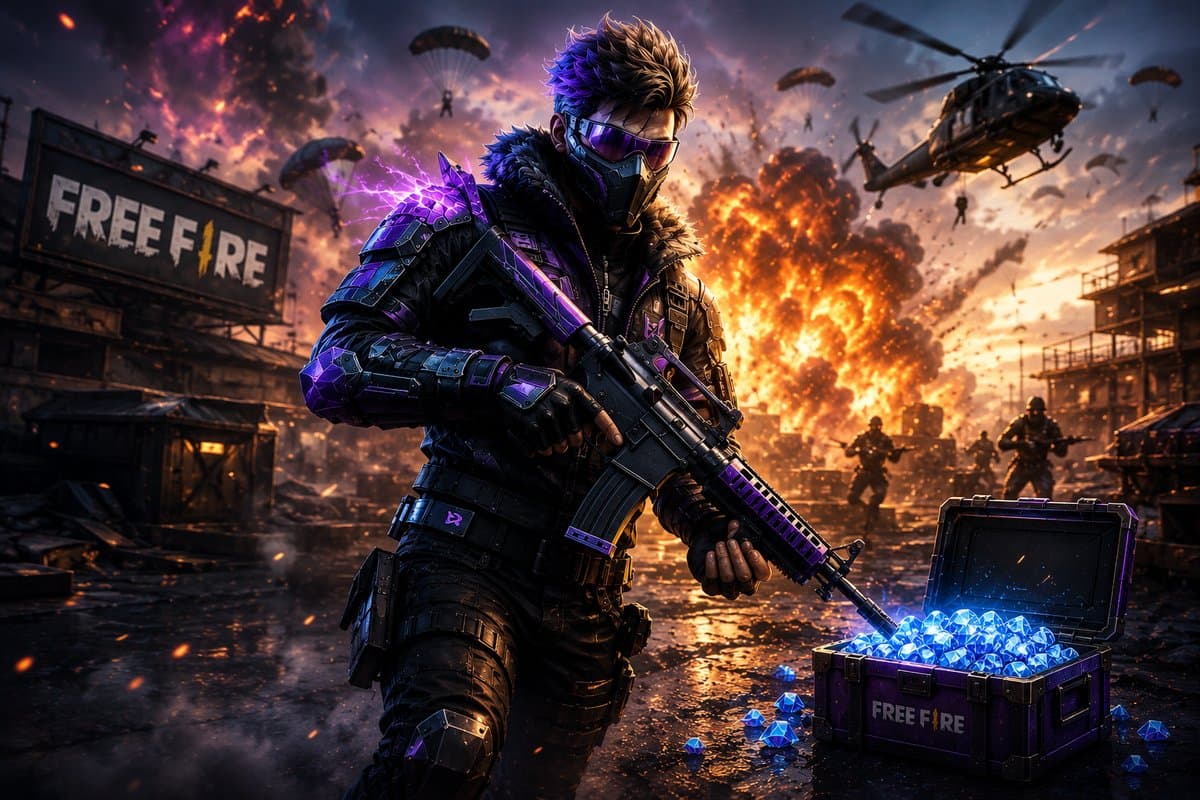 Bannière promotionnelle Free Fire